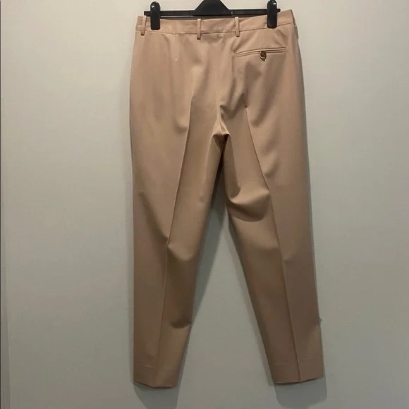 Maison Margiela Beige Dress Pants Wool Size IT 46 High Rise - Picture 8 of 16